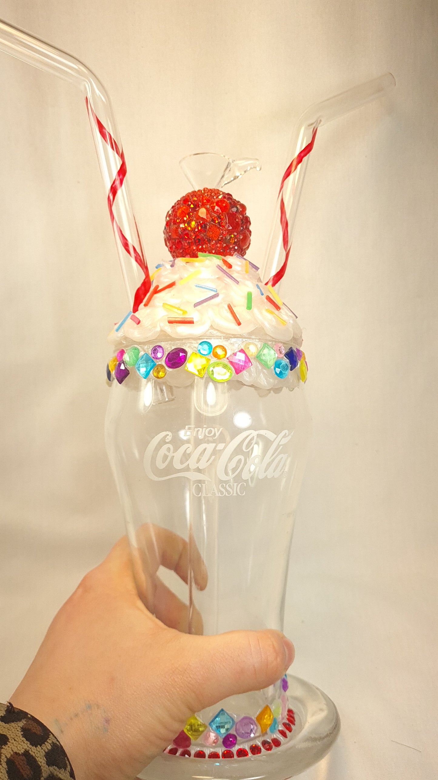 Coca-Cola rainbow milkshake